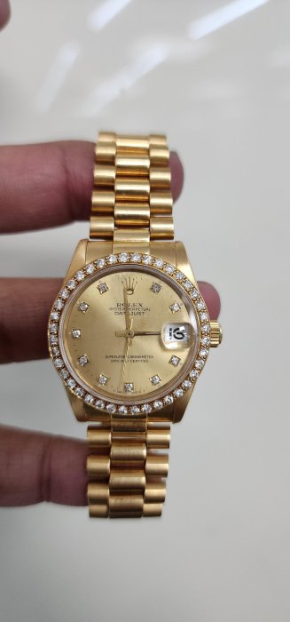 勞力士 rolex 68278 18k金錶 31mm 原裝