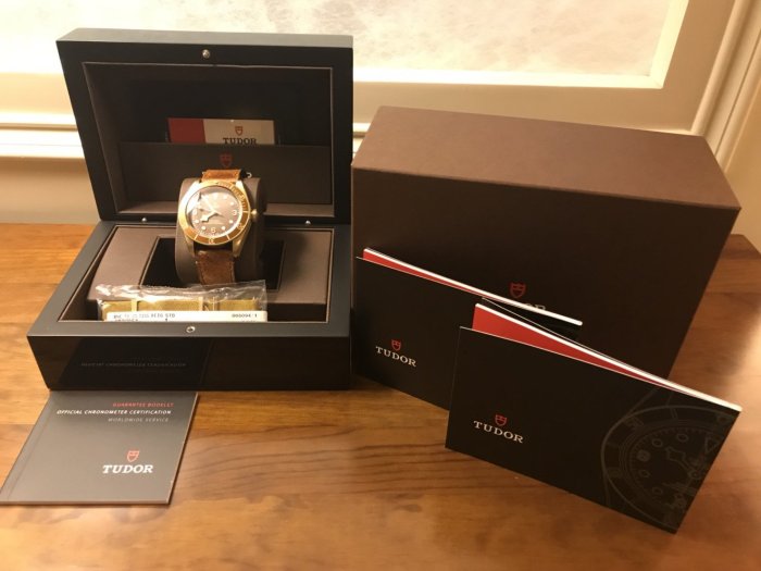 TUDOR 帝舵 銅錶 79250BM 全新 膠膜未撕 台灣AD