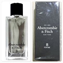 【新品未開封】Abercrombie & Fitch 香水50ml 全新Abercrombie & Fitch 中性男用女用8 號香水50ml(A&F) 絕版品