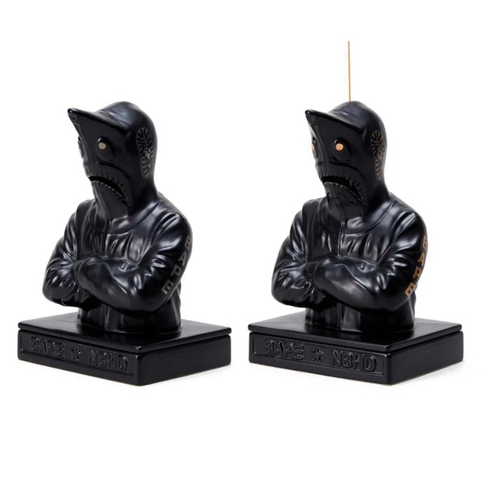 希望商店】NEIGHBORHOOD x BAPE NBHD SHARK INCENSE 23SS 聯名鯊魚人