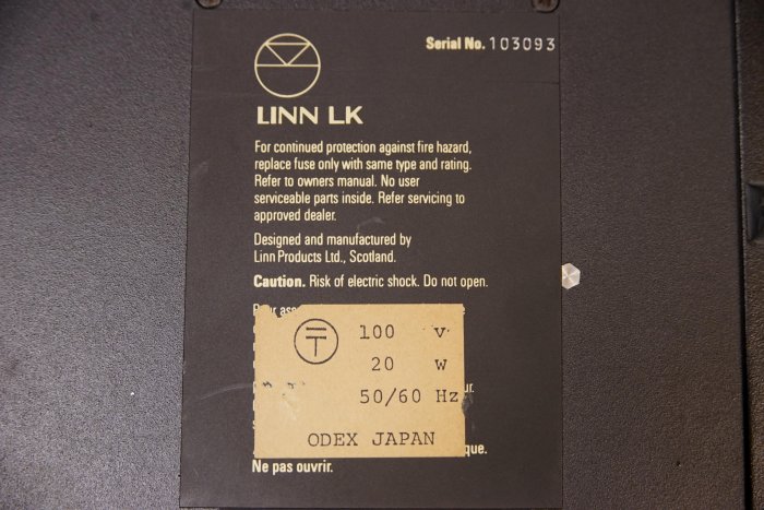 [ 一元音響 ] 超罕見經典銘器! 英國製 Linn LK1 旗艦前級擴大機 一元起標 | Yahoo拍賣