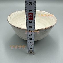 日本粉引陶藝家小川哲男作抹茶碗茶碗碗茶道具釉水內斂侘寂【錦帳春堂