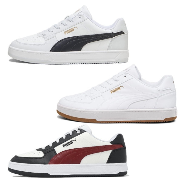 Puma 休閒鞋 男鞋 女鞋 皮革 Caven 2.0 白黑/白/黑紅【運動世界】39229041/39229009/39229049
