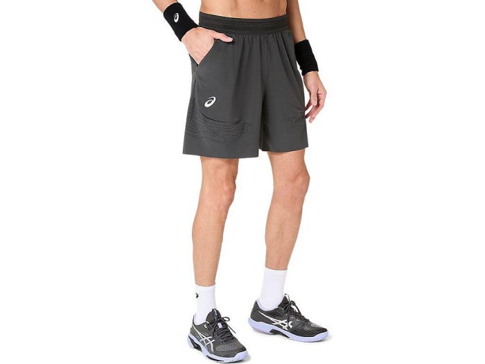 【曼森體育】ASICS 亞瑟士 7吋 平織短褲 男款 ACTIBREEZE 美網 海外版 網球短褲 2041A344 短褲 兩色