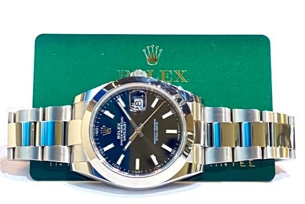 【伯恩鐘錶】Rolex 勞力士 126300 Datejust 蠔式恆動日誌型 亮黑年輕三板帶 2021年126334參考