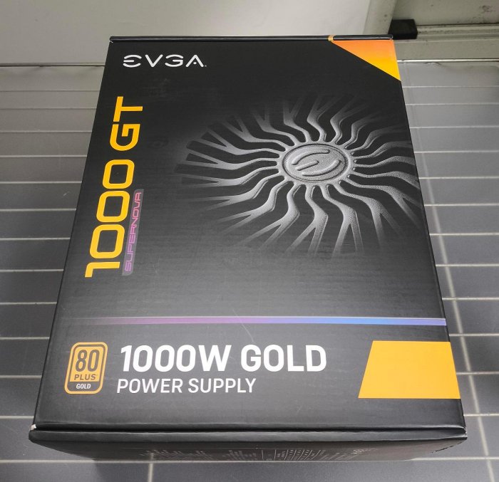 保固中 EVGA SuperNOVA1000GT 80 Plus Gold 1000W 金牌全模組化 電源供應器