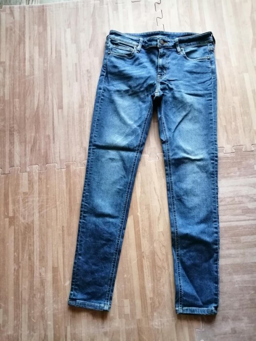 ￥尋寶村 日本無印良品彈性修身牛仔褲