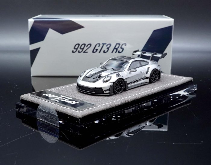 MASH】現貨特價TOP LUX 1/64 Porsche 911 (992) GT3 RS 銀| Yahoo拍賣