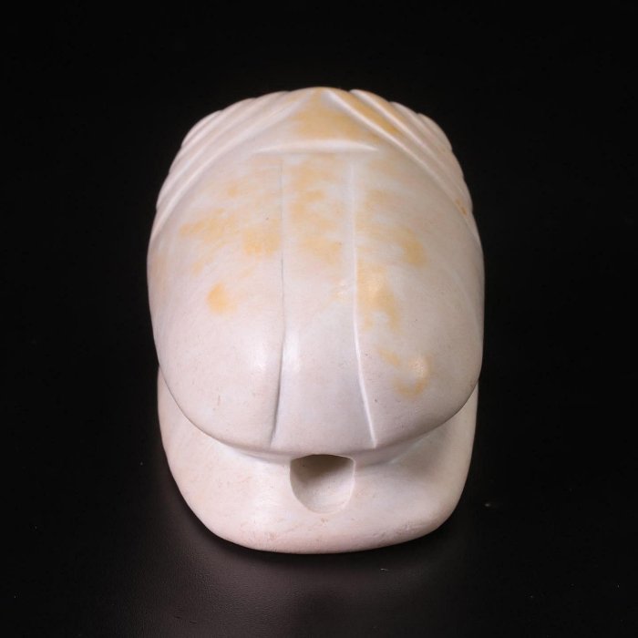 古玉 良渚石器玉文化把件尺寸：5.3x3.5x3cm重83克NO1764 古玉擺件和田玉