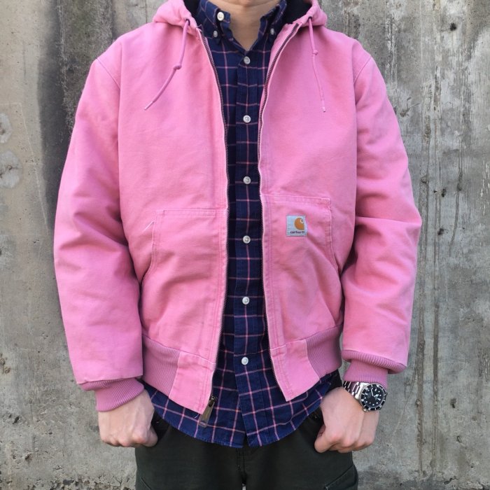 古著 Vintage 90's Carhartt 鋪棉連帽外套 墨西哥製