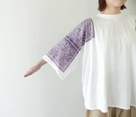 山東:Kapital Bandana T-Shirt 變形蟲圖騰設計隨時斷貨五分袖
