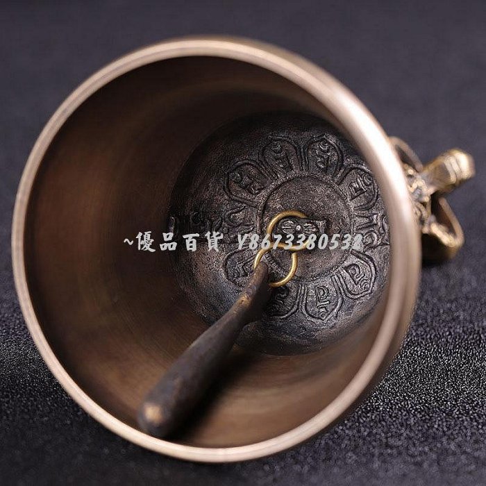 金沐子五股尼泊爾金剛鈴杵手搖鈴新型鈴鐺響聲大銅鈴法器鈴鐺純銅~Q1121