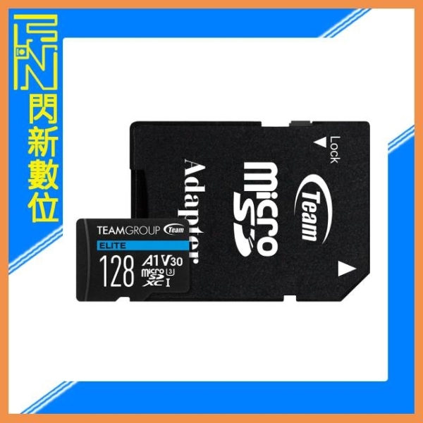 TEAMGROUP 十銓 Micro SDXC 128G/128GB 讀100MB/s 記憶卡 U3 V30 (公司貨)