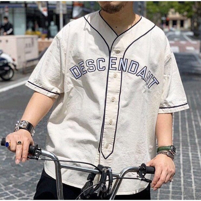 希望商店】DESCENDANT BLEEK B.B SS SHIRT 20SS 刺繡短袖棒球衫| Yahoo拍賣