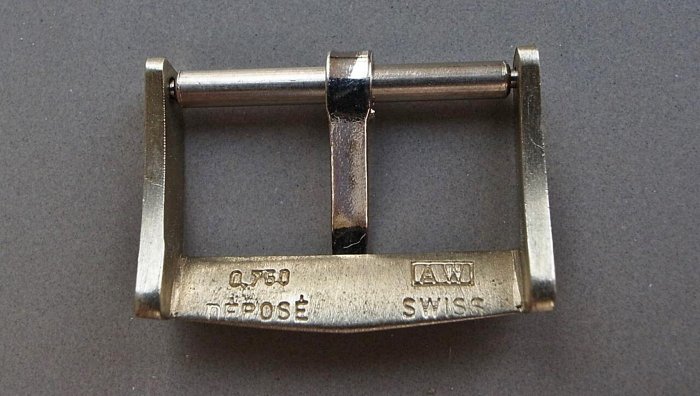 ROLEX AP PP VC ULTRA RARE DEPOSE 50s~60s BUCKLE 16mm 18K wg 750 ㄇ字扣 穿釦 ...