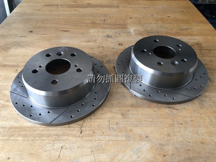 TOYOTA CAMRY 02-06 全新 劃線打洞 後碟盤 原廠規格 盤面269 一組1700