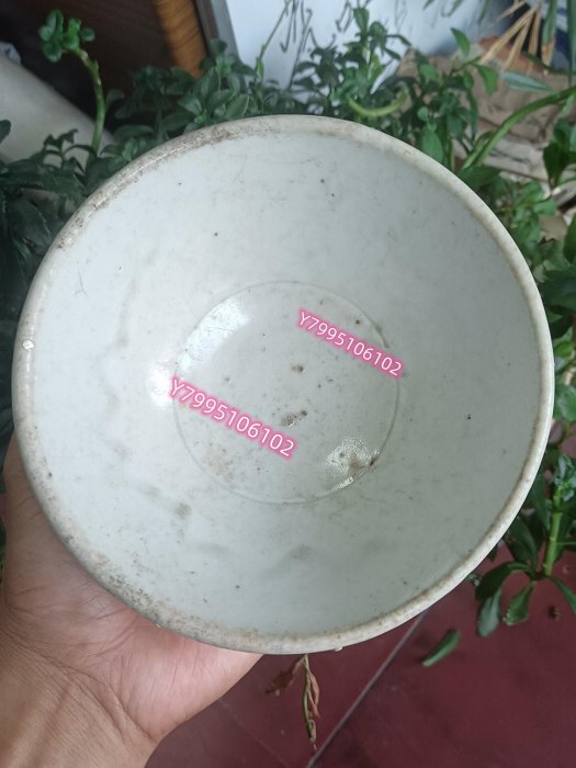 老窯瓷器，宋元白釉盞，白釉碗，元白釉，口徑16公分左右，釉水釉色一流