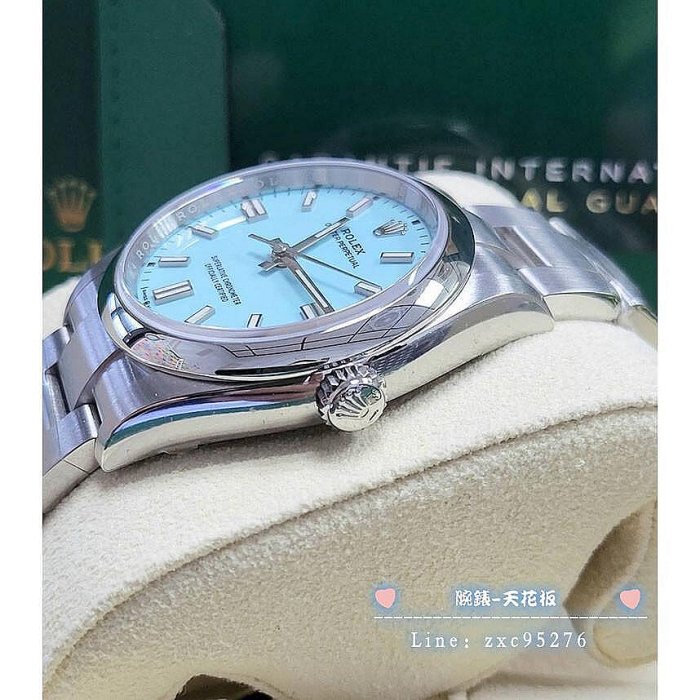 Rolex 勞力士 126000 全新 21年 全膜 全新 Op Tiffany 藍面 36Mm 124300腕錶