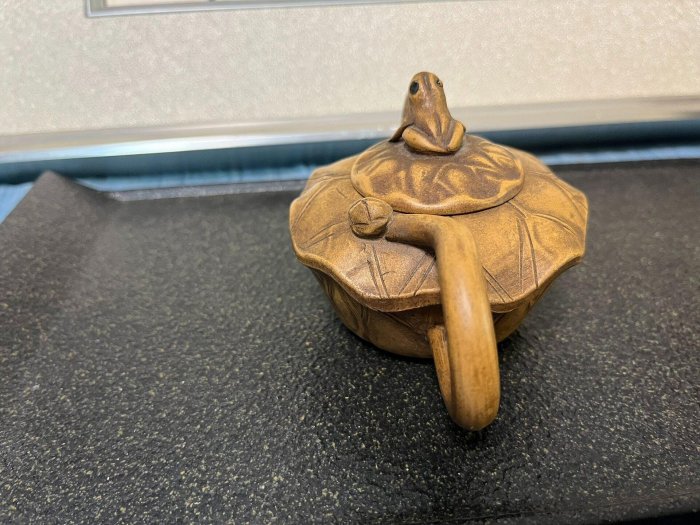 陳鳴遠紫砂壺荷葉青蛙仿古| Yahoo拍賣