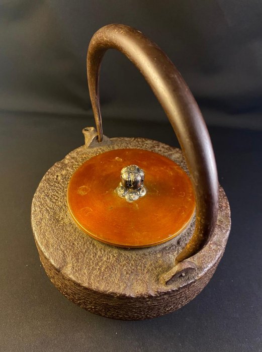 小確幸}}} 昭和28年松下電器創業紀念獨樂型日本老鐵壺/日本老鐵瓶