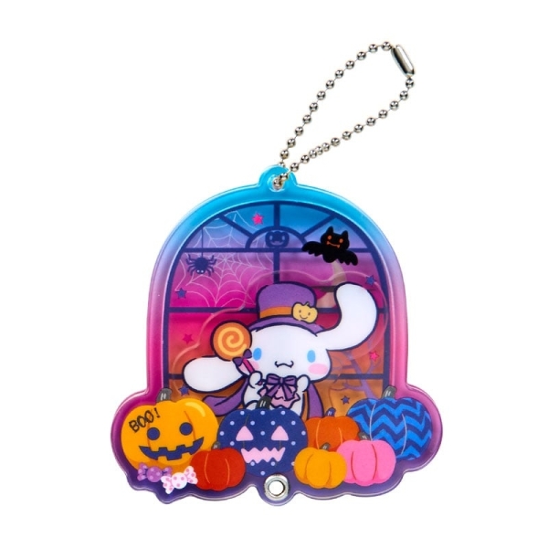 asdfkitty*大耳狗 萬聖節南瓜 壓克力相框吊飾 掛飾-日本正版商品
