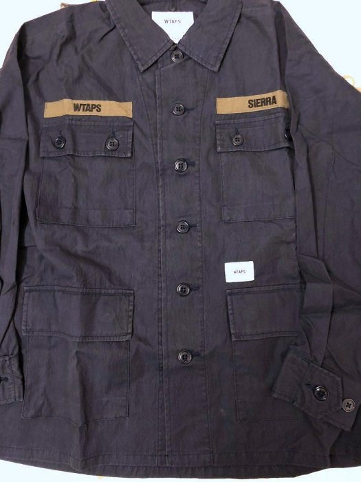 Wtaps 19SS JUNGLE LS 01 SHIRT. NYCO. OXFORD 軍襯長袖襯衫外套