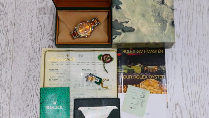 【美好時光】罕見Tiger Eye沙士面ROLEX勞力士16713盒單全16753 116713參考