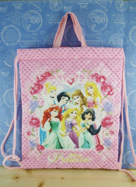 【震撼精品百貨】Disney 迪士尼公主系列~綜合公主束口後背包