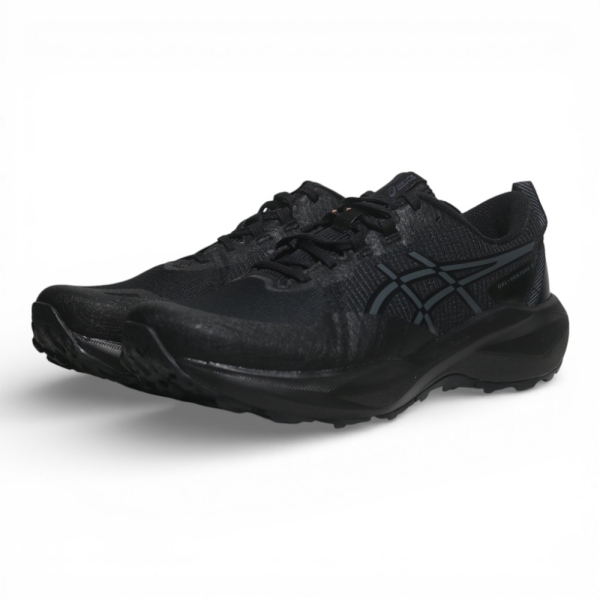 ASICS 慢跑鞋 GEL-VENTURE 11 全黑 4E寬楦 越野鞋 男 1011C161003