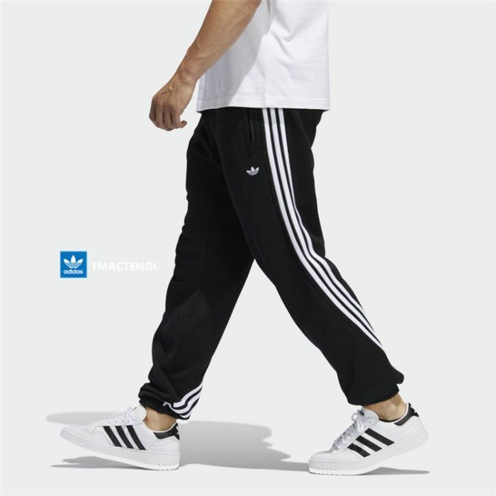 adidas originals 縮口黑色長棉褲全新S號- FindPrice 價格網