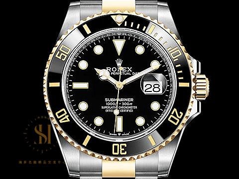 【鴻昇名錶】 ROLEX 勞力士 Submariner 潛航者 126613LN 126613 LN 半金 黑水鬼 陶瓷框 AH072
