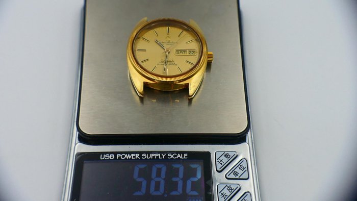 【美好時光】OMEGA老星座Daydate 18K金錶款（連錶扣都是18K）ROLEX 1803同年代產物