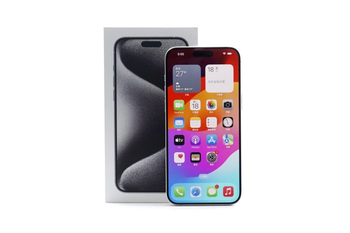 【高雄青蘋果3C】Apple iPhone 15 Pro Max 256GB 白色鈦金屬 二手蘋果手機 #101748