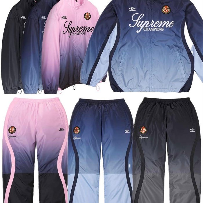 Supreme x Umbro Gradient Track Jacket / Pant 聯名款夾克外套運動長