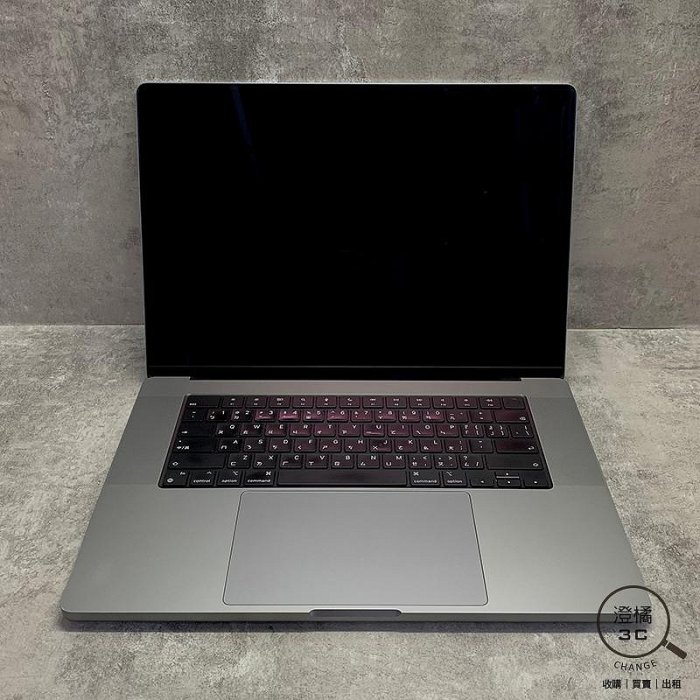 『澄橘』Macbook Pro 16 M1 Pro/16G/512GB 灰《二手 無盒裝》A68604