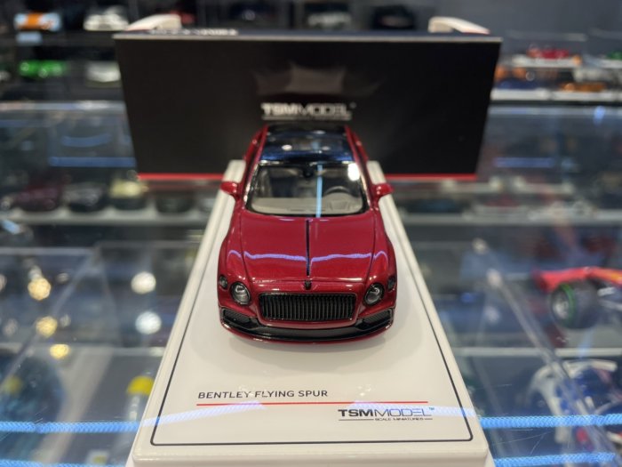 吉華科技@ 1/43 TSM TSM430591 Bentley Flying Spur Dragon Red