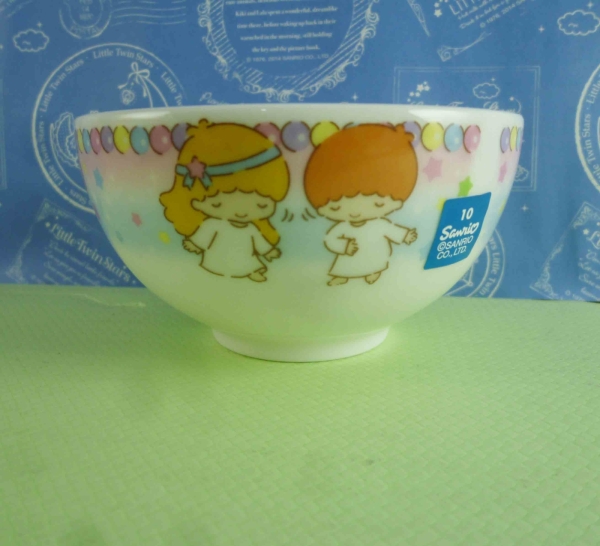 【震撼精品百貨】Little Twin Stars KiKi&LaLa 雙子星小天使~碗 陶瓷 40週年