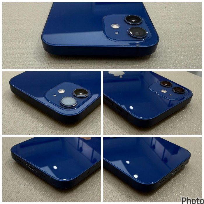 IPHONE 12 128G 二手機 藍色 刷卡分期【米米瑞隆】高雄實體 可出租 R1232 中古機