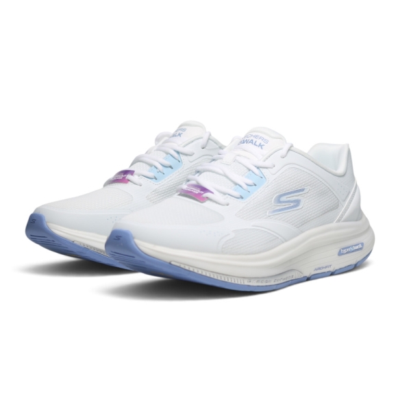 SKECHERS 健走鞋 GO WALK WORKOUT WALKER 白藍紫 碳板 回彈 女 125137WWLB