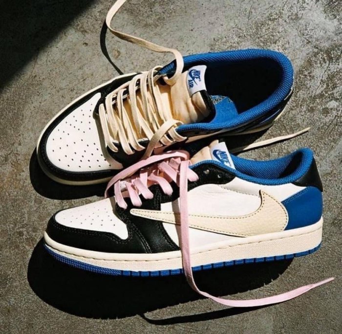 ToMo】Fragment x Travis Scott x Air Jordan 1 LOW 低筒閃電藤原浩