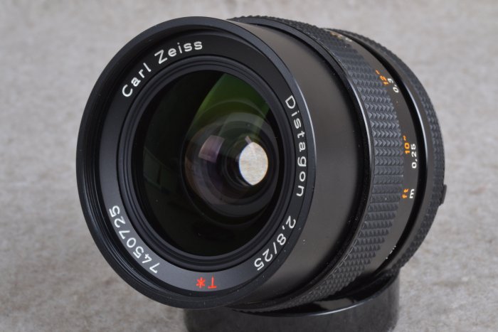 台中品光】CONTAX Carl Zeiss Distagon 25mm F2.8 *T CY口FL#44771J