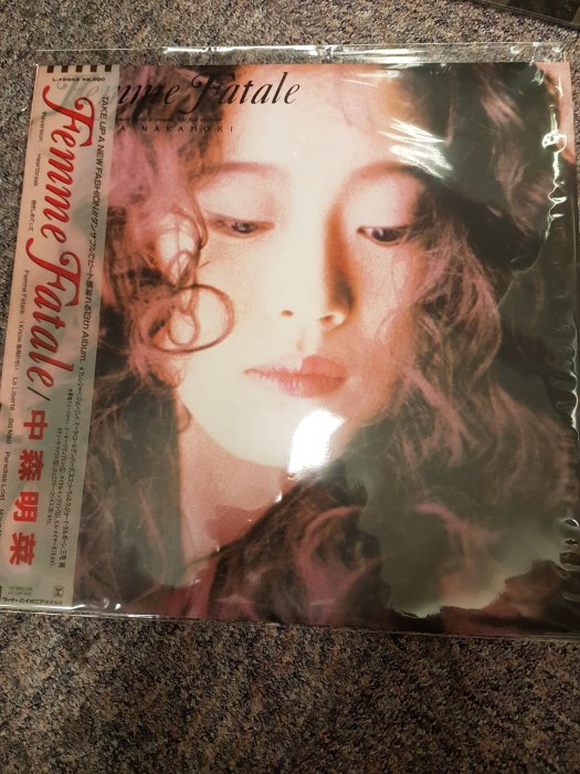 中森明菜Akina nakamori 日版黑膠見本盤早期版Femme Fatale | Yahoo拍賣