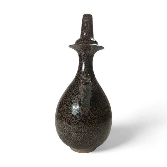 中国 骨董品 瓶 定窑 黑釉瓶 陶芸 古美術。 中国 骨董品 瓶 定窑 黑釉瓶 陶芸 古美術。