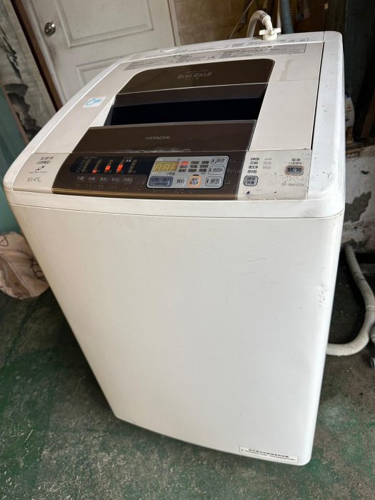 盡其用二手家具生活館 日立日本製10公斤洗脫烘直立洗衣機/烘衣4.5公斤/SF-BW10JV 不含運費4800 保固30天