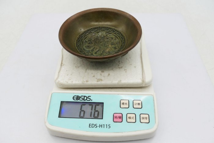 小蔡二手挖寶網) 早期銅雕十二皇帝+雙龍雕工精細銅碗大碗有重量總重量