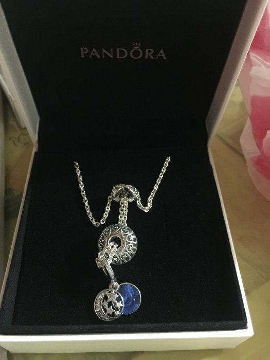 Pandora 項鍊 水鑽 潮流 女 美 吊飾 迪士尼 米妮