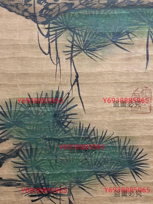 代號TZ279《郎世寧動物》三尺中堂手繪作品畫心材質：宣紙裝裱尺寸：長