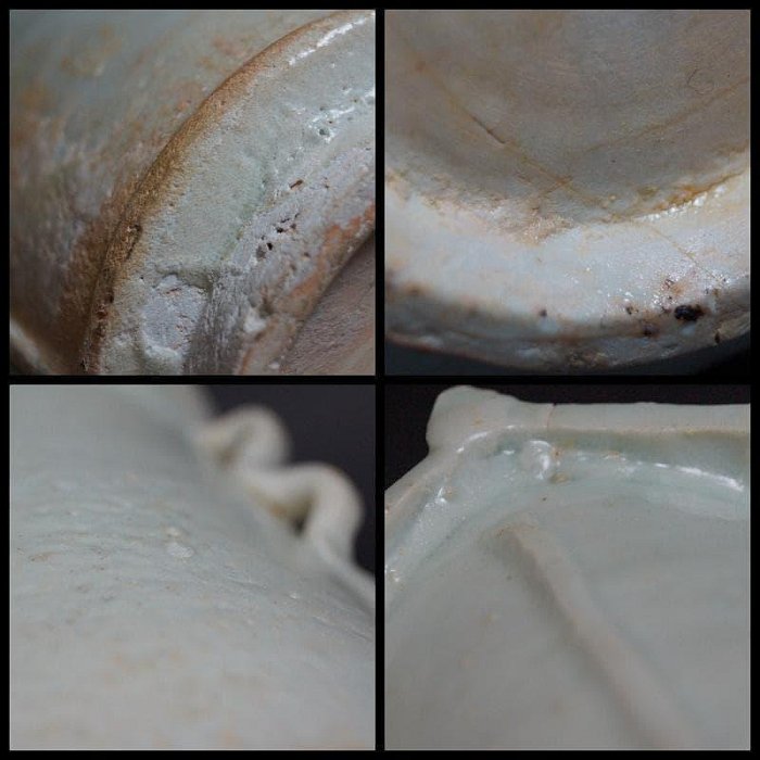 宋時代青白磁穀倉置物影青香爐越州窯青磁唐物茶道具共箱付古渡| Yahoo拍賣