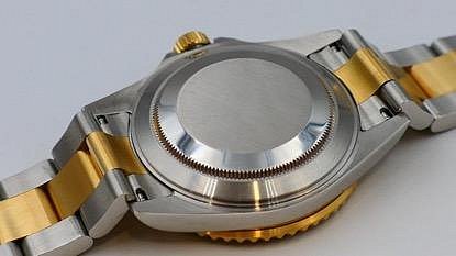 【美好時光】罕見末代灰鑽（會賺）極美品ROLEX勞力士16613SG灰色鑽面Serti Dial