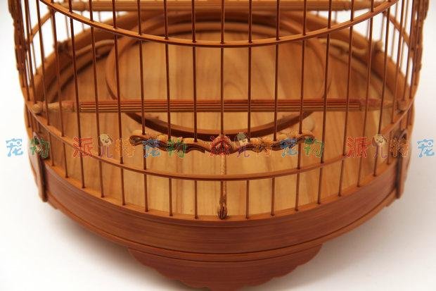 野比店長推薦~【木質鳥籠】將軍肩廣東小鳥籠如相思鳥繡眼鳥老竹手工制